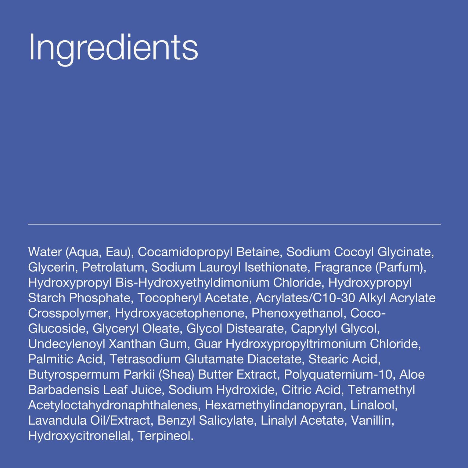 Bath & Body Works label and ingredients panel highlighting clean formula benefit