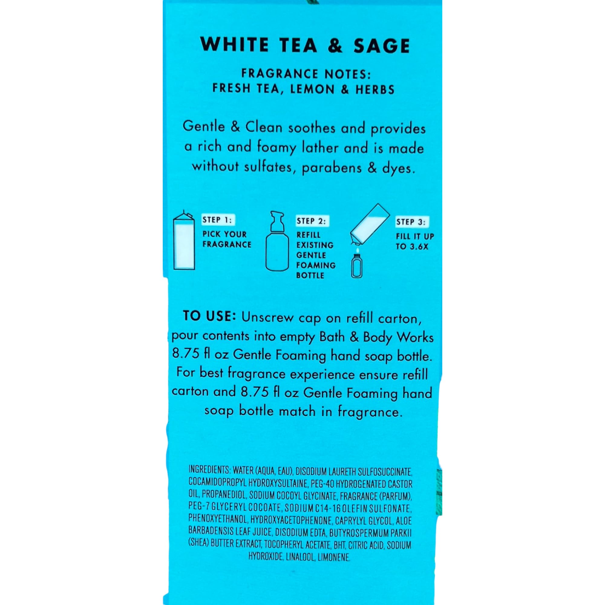 Bath & Body Works foaming soap close-up producing creamy foam that gently cleans hands