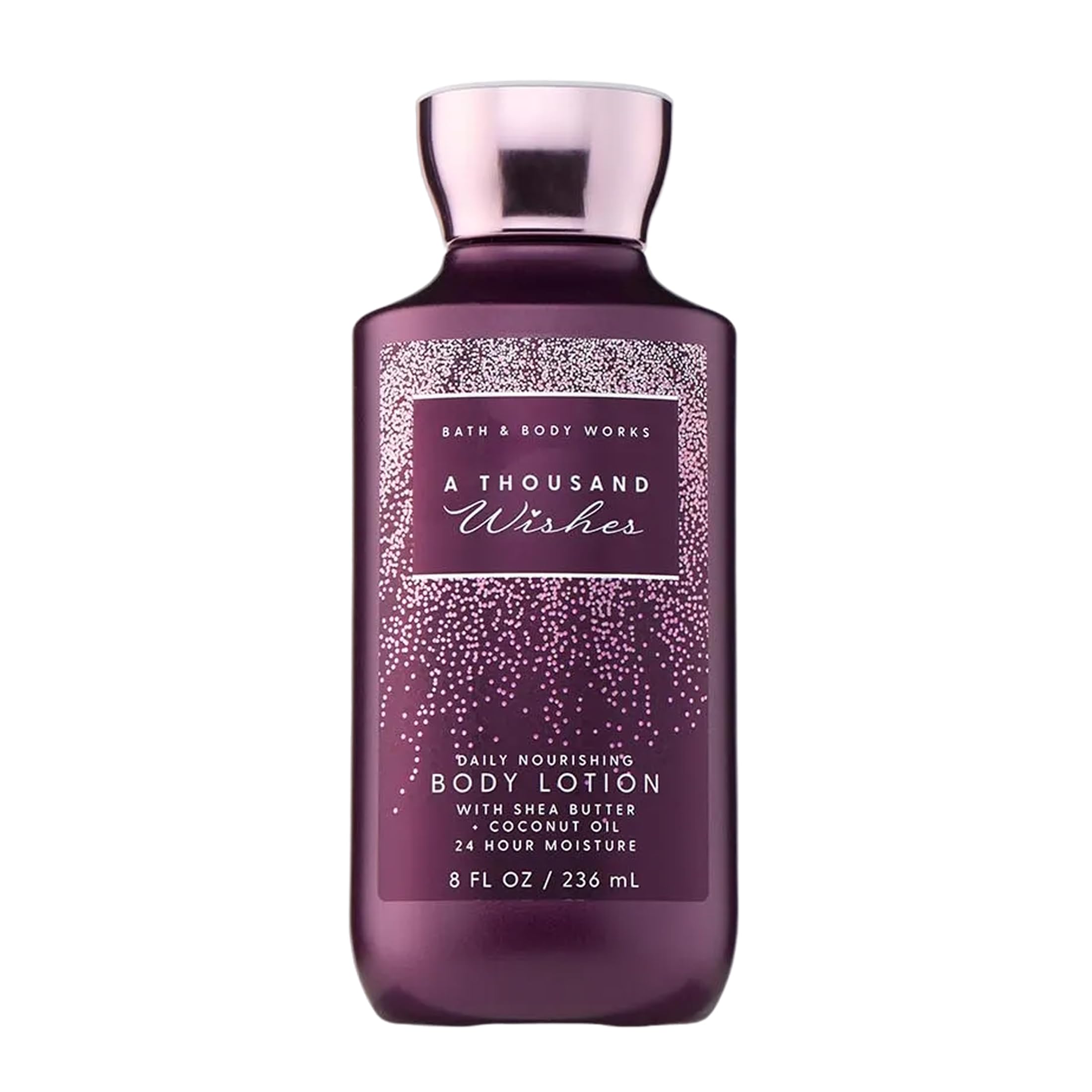 Bath & Body Works front bottle showing elegant label and festive scent, inspires gifting
