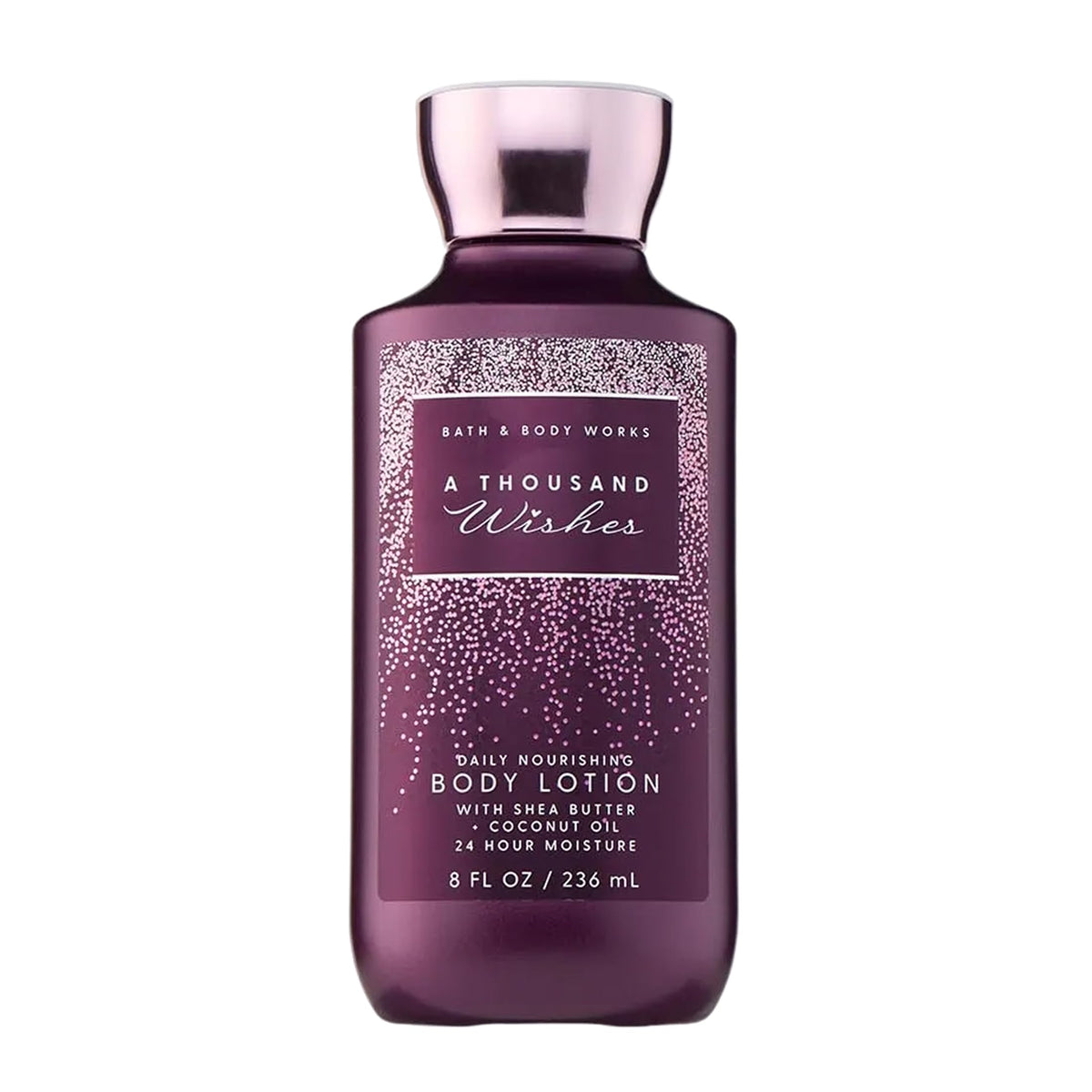 Bath & Body Works front bottle showing elegant label and festive scent, inspires gifting
