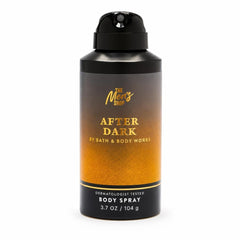 Bath & Body Works front view of After Dark 3.7 oz can showing label and design for quick identification