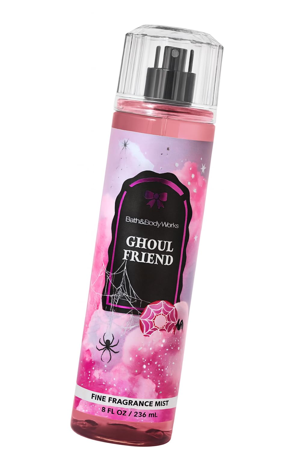 Bath & Body Works Ghoul Friend bottle front showing spooky label and seasonal appeal