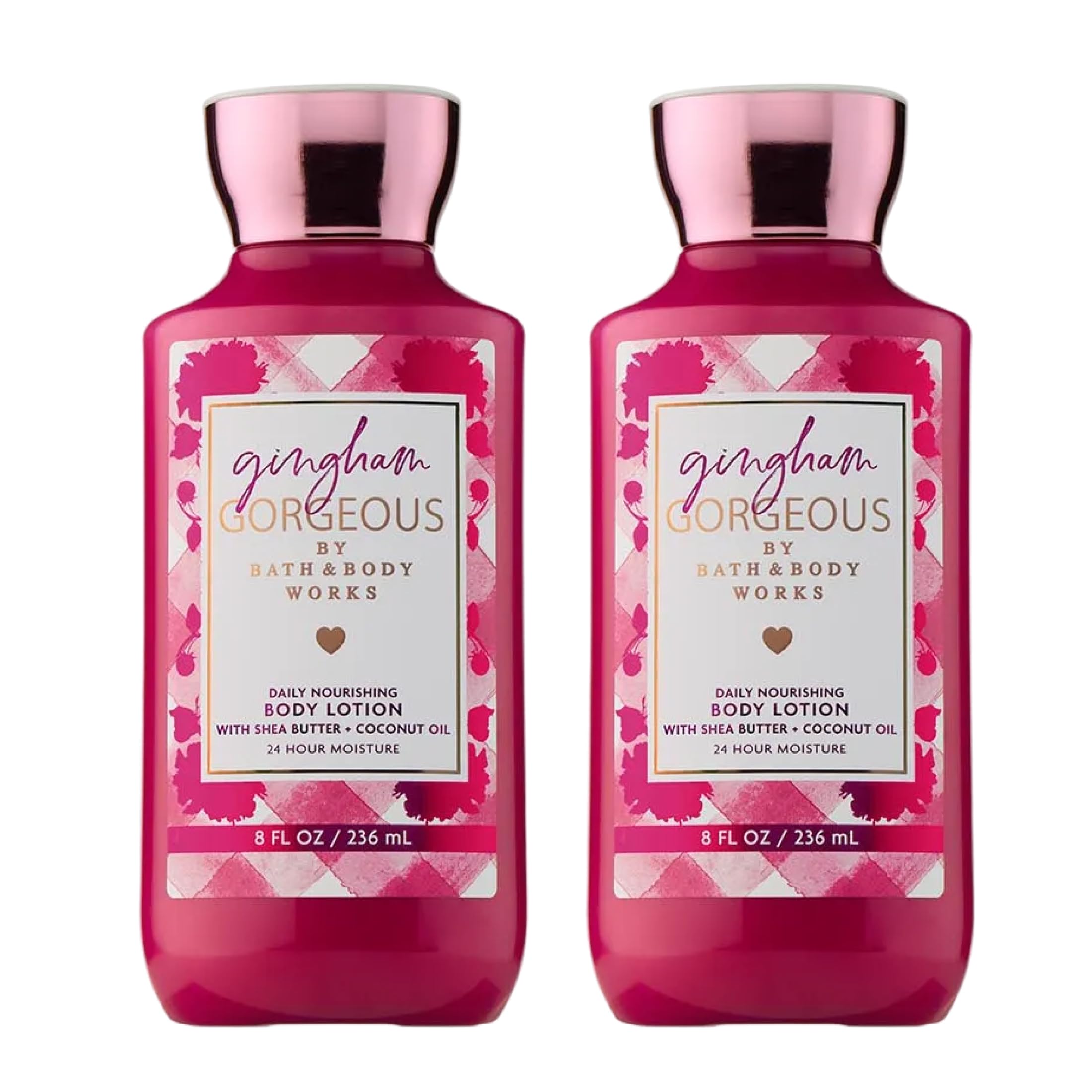 Bath & Body Works front packaging showing twin 8 fl oz bottles and bright design benefits easy stocking