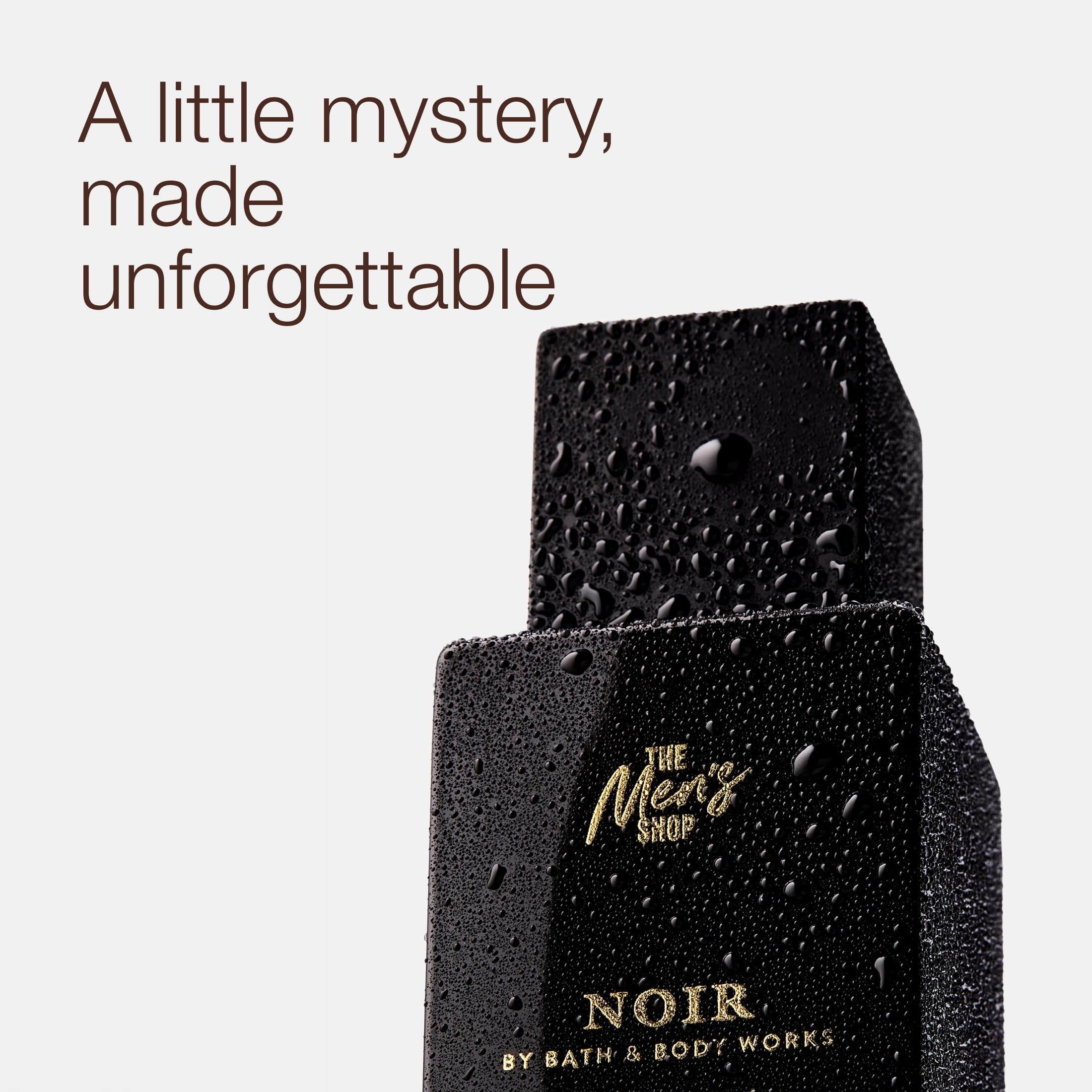 Bath & Body Works Noir closeup spray nozzle illustrating precise application and convenience