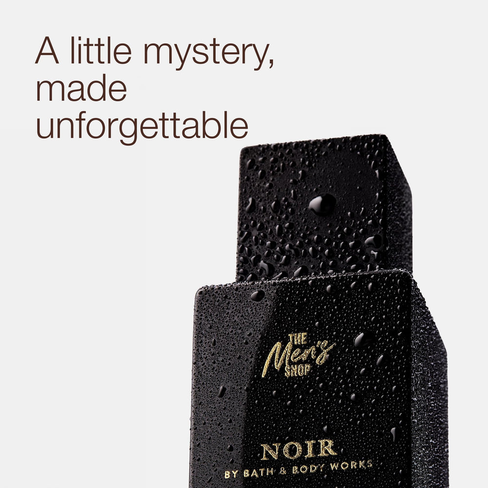 Bath & Body Works Noir closeup spray nozzle illustrating precise application and convenience