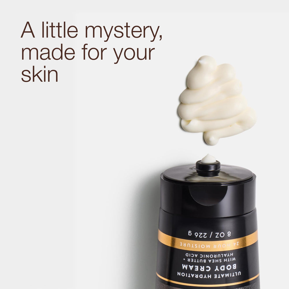 Bath & Body Works showing cream texture in open tub for rich moisturizing feel