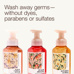 Bath & Body Works Warm Vanilla Sugar label close-up highlighting fragrance clarity and appeal