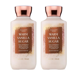 Bath & Body Works front packaging showing warm vanilla sugar scent and benefits