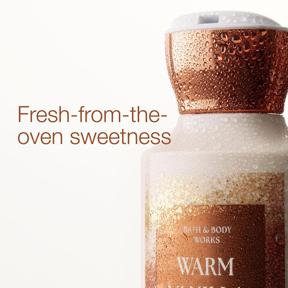 Bath & Body Works pump close-up highlighting easy dispensing and non-greasy feel