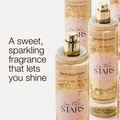 Bath & Body Works label close-up highlighting scent notes and elegant design benefits clarity