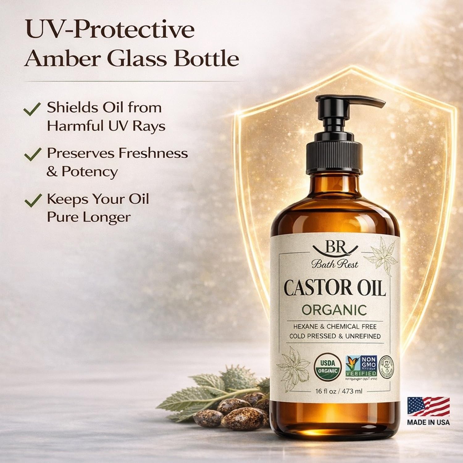 Bathrest oil texture close-up demonstrating rich moisturizing consistency