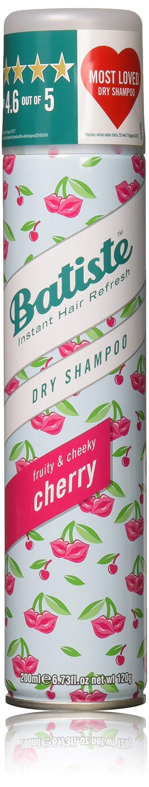 Batiste cherry front packaging showing 200ml can and label, quick-refresh benefit