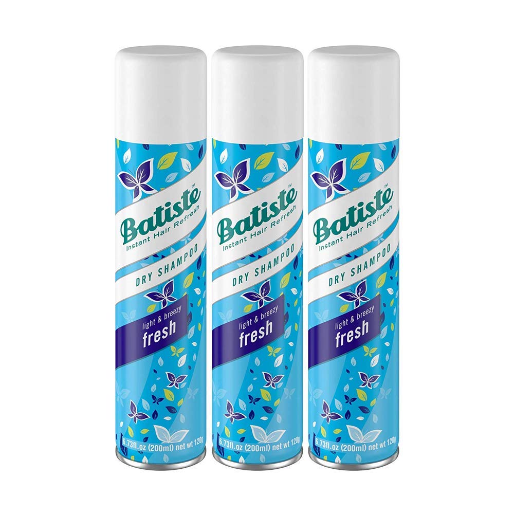 Batiste fresh front packaging showing three cans and clear labeling for convenience