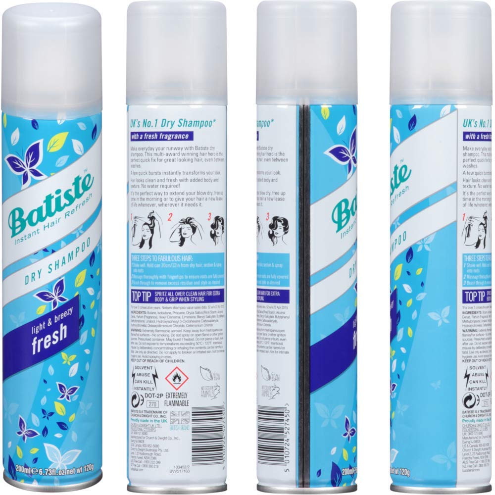 Batiste fresh lifestyle shot in a bag ready for travel with quick freshening benefit