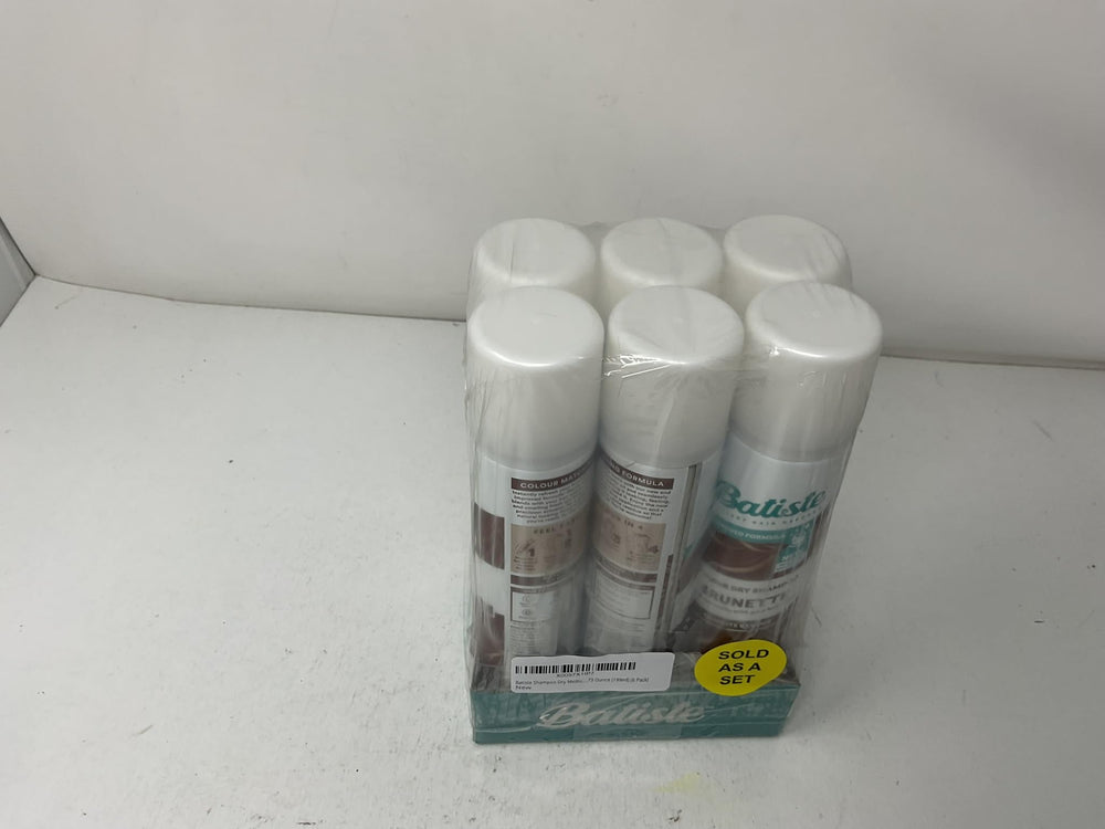 Six-pack boxed display of Batiste for long-lasting supply