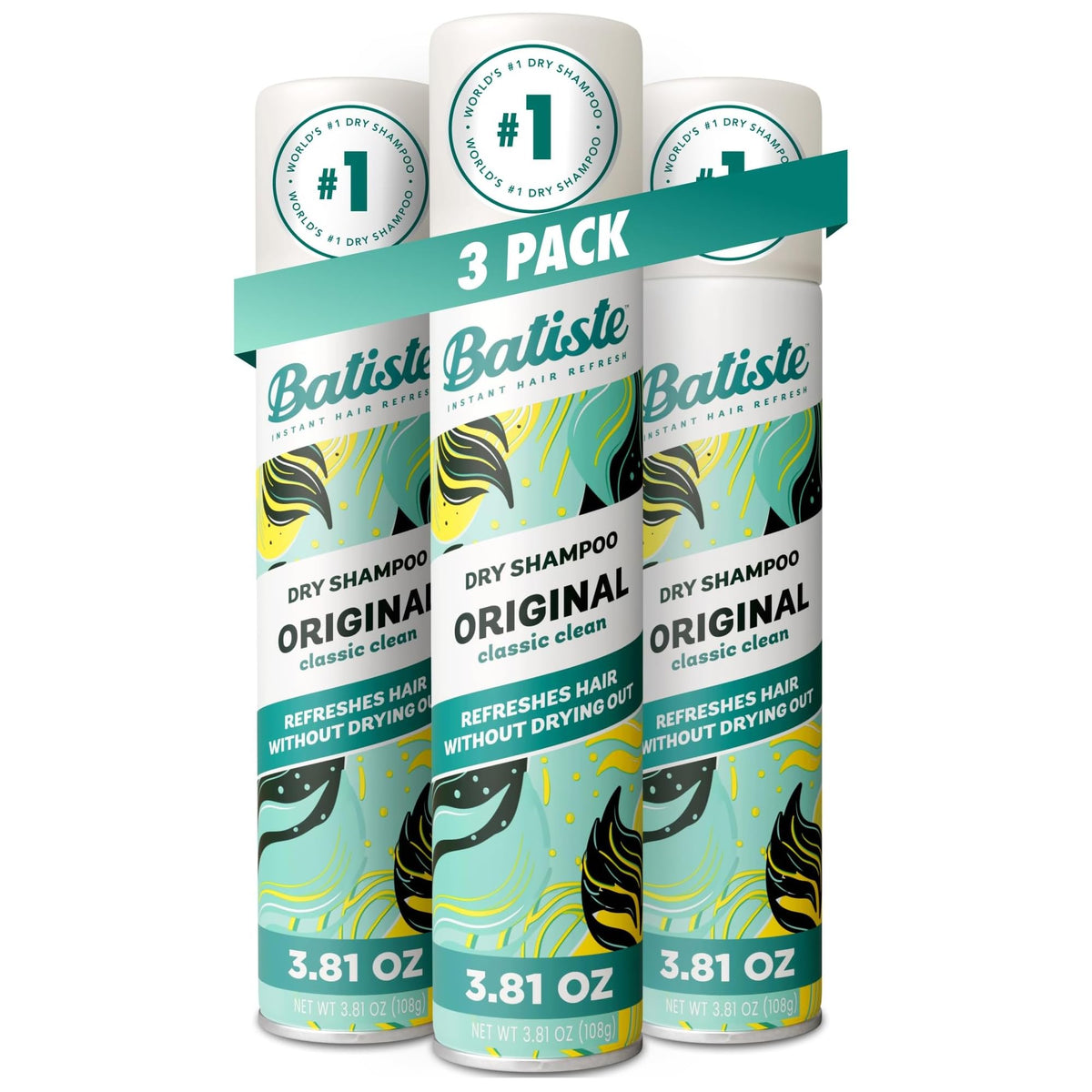 Batiste front packaging showing 3.81 oz can and branding, quick refresh benefit