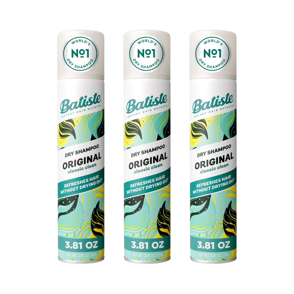 Batiste bottle front packaging showing original fragrance for quick refresh