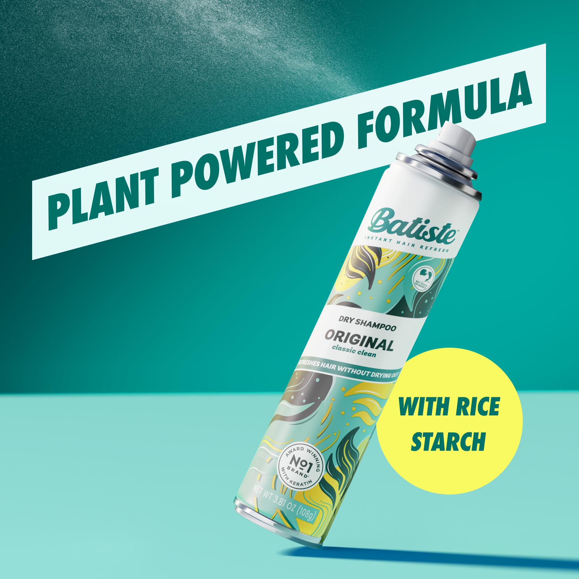 Batiste after-refresh hair result showing lift and texture, fuller-looking hair benefit