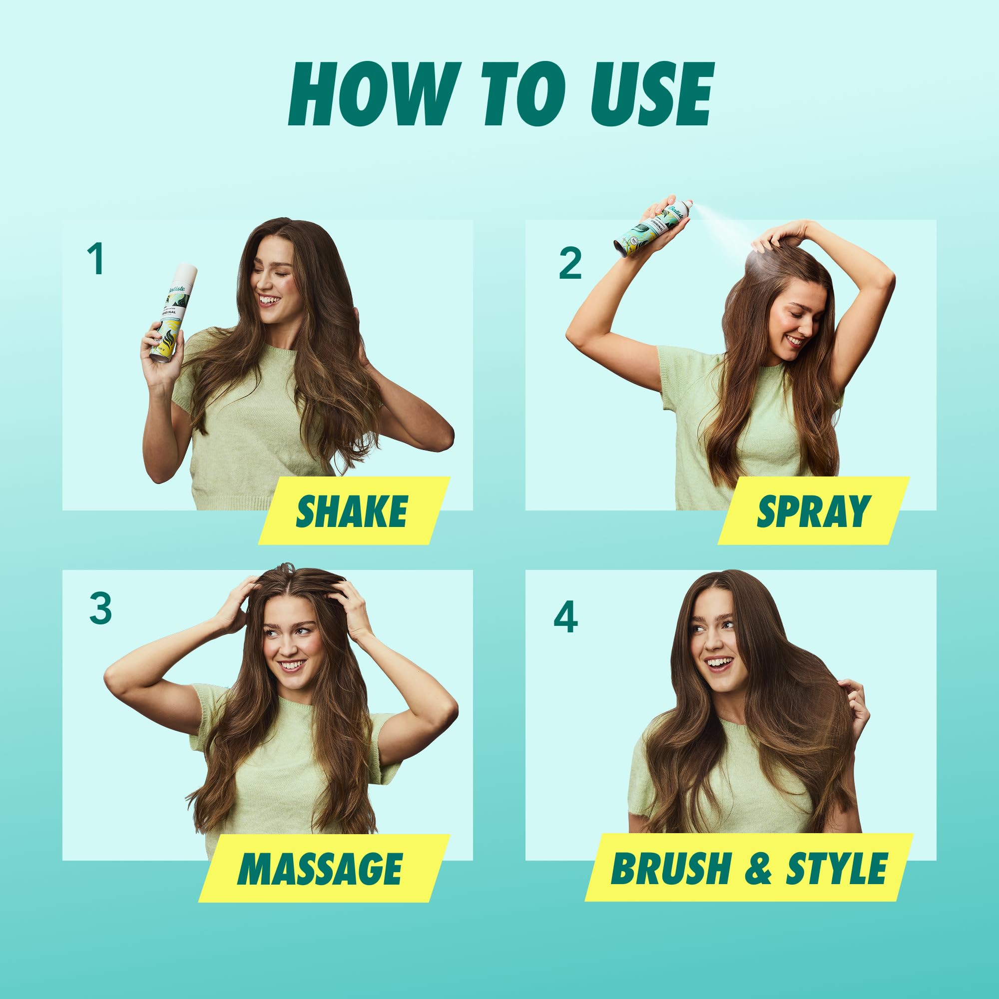 Batiste can inside a travel bag with styling items, convenient on-the-go use benefit