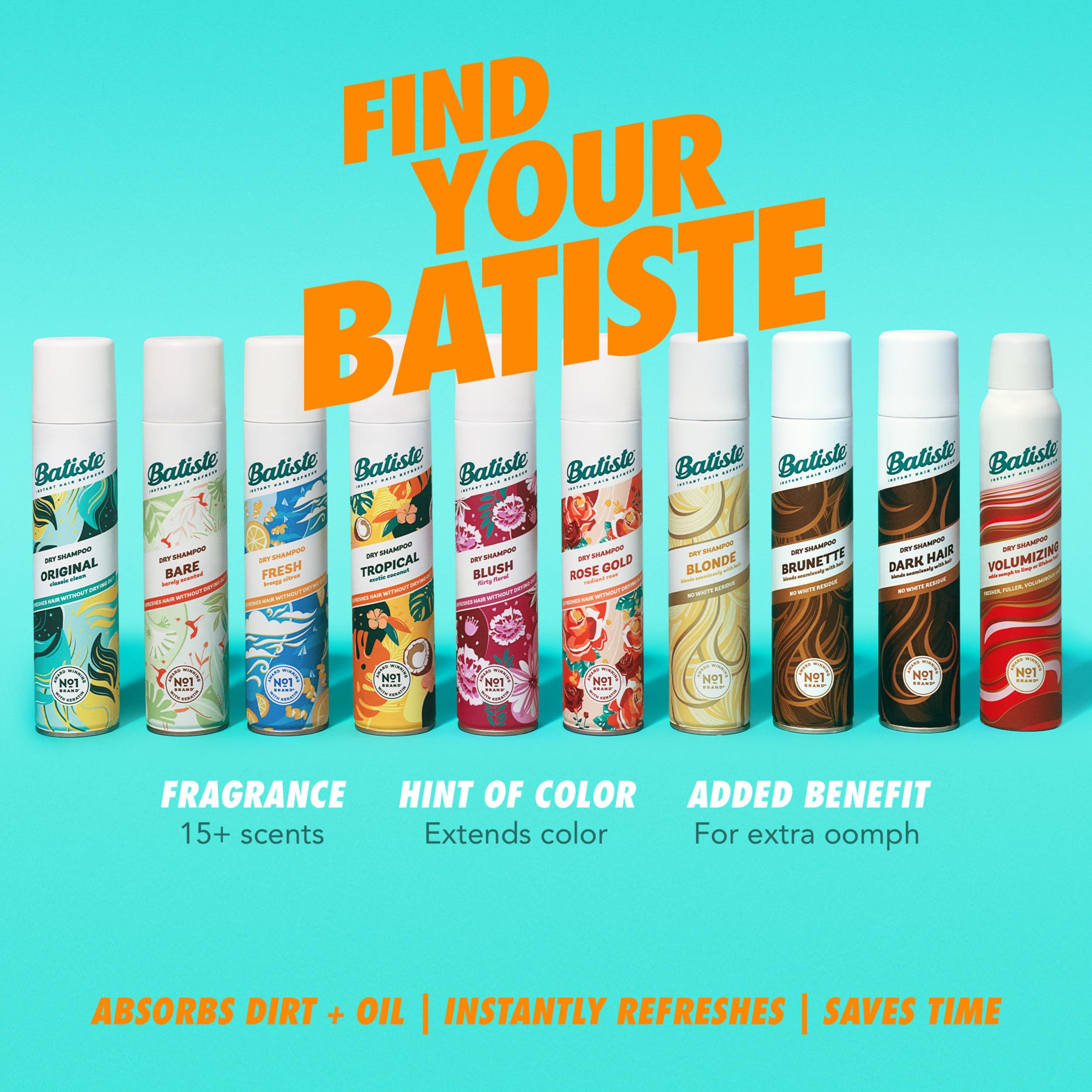Batiste label close-up showing keratin mention and ingredient clarity