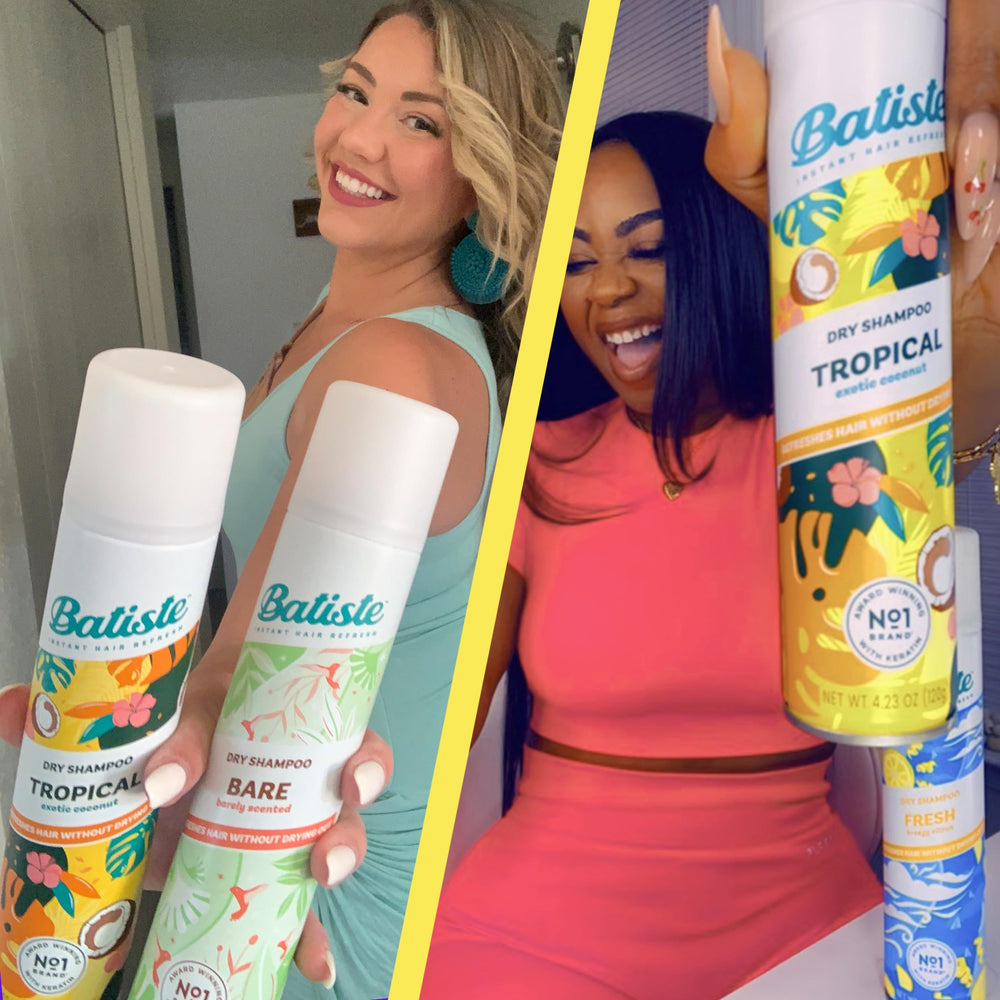 Batiste size comparison in hand indicating travel-friendly portability