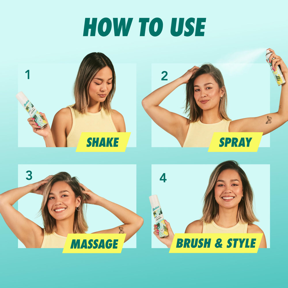 Batiste volumizing can used at crown to create visible lift