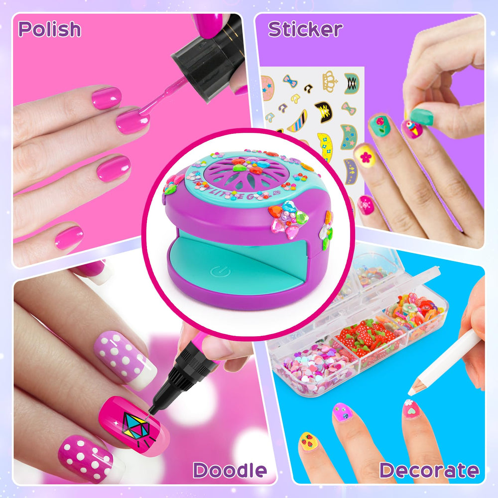 BATTOP 3D gems and stickers laid out for creative decoration options