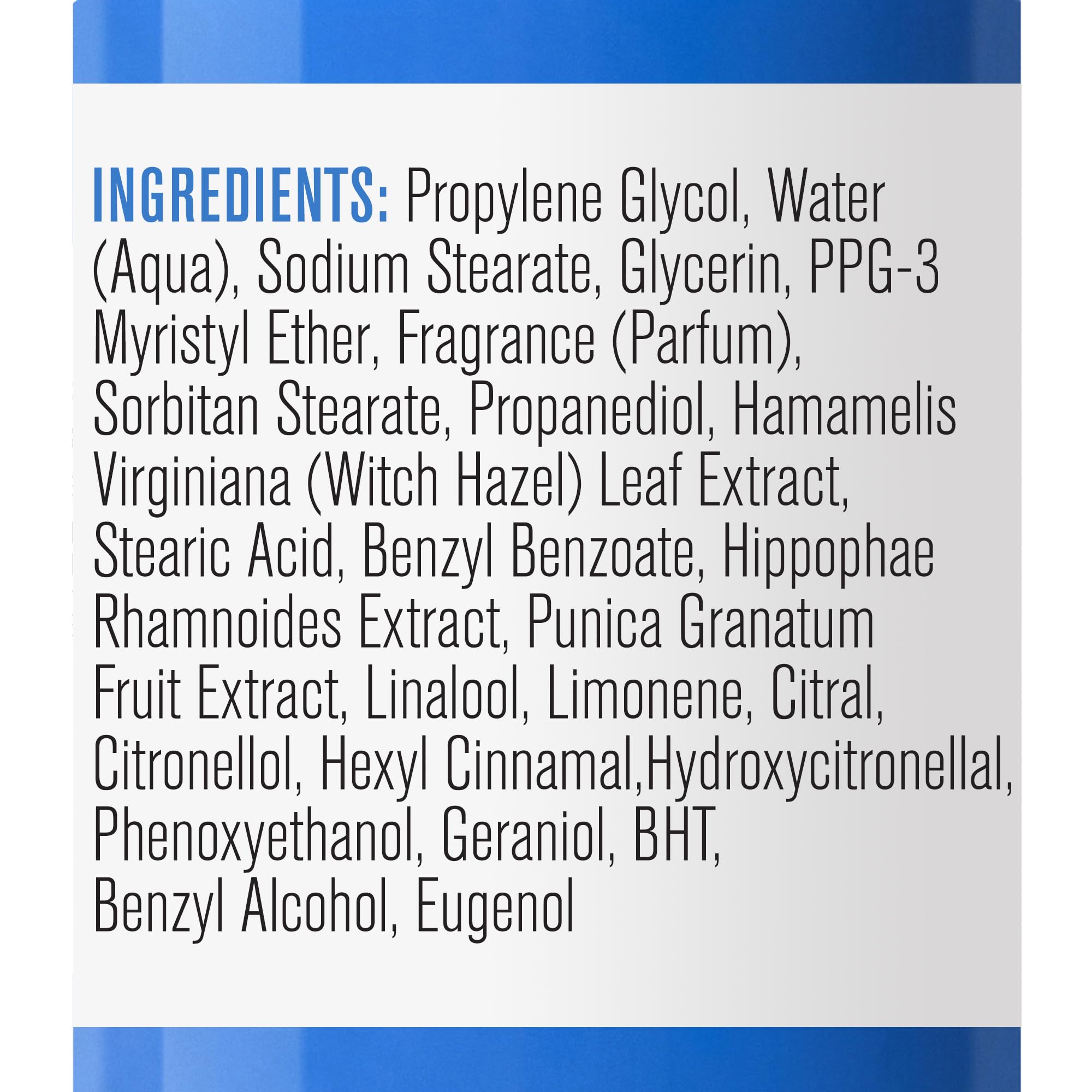 Baxter of California with lime and pomegranate visuals suggesting fresh fragrance benefit