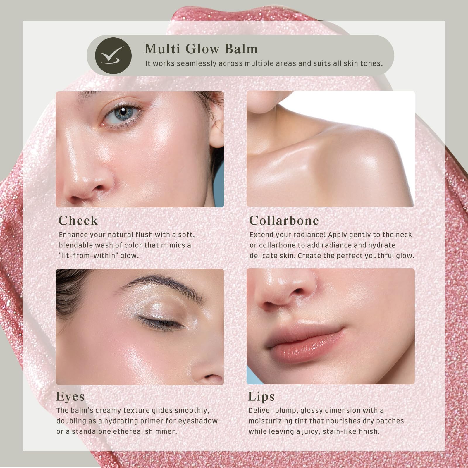 bayfree eye look showing subtle wash of color that enhances eyes