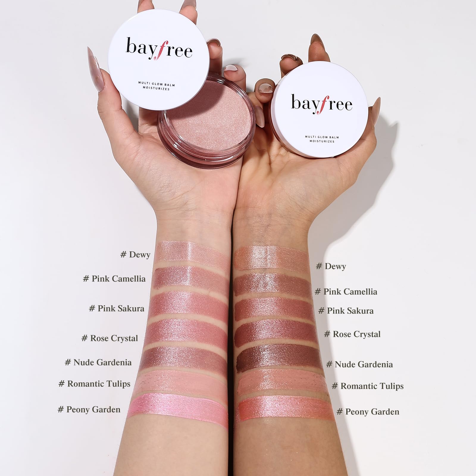 bayfree next to common items showing compact travel-friendly size