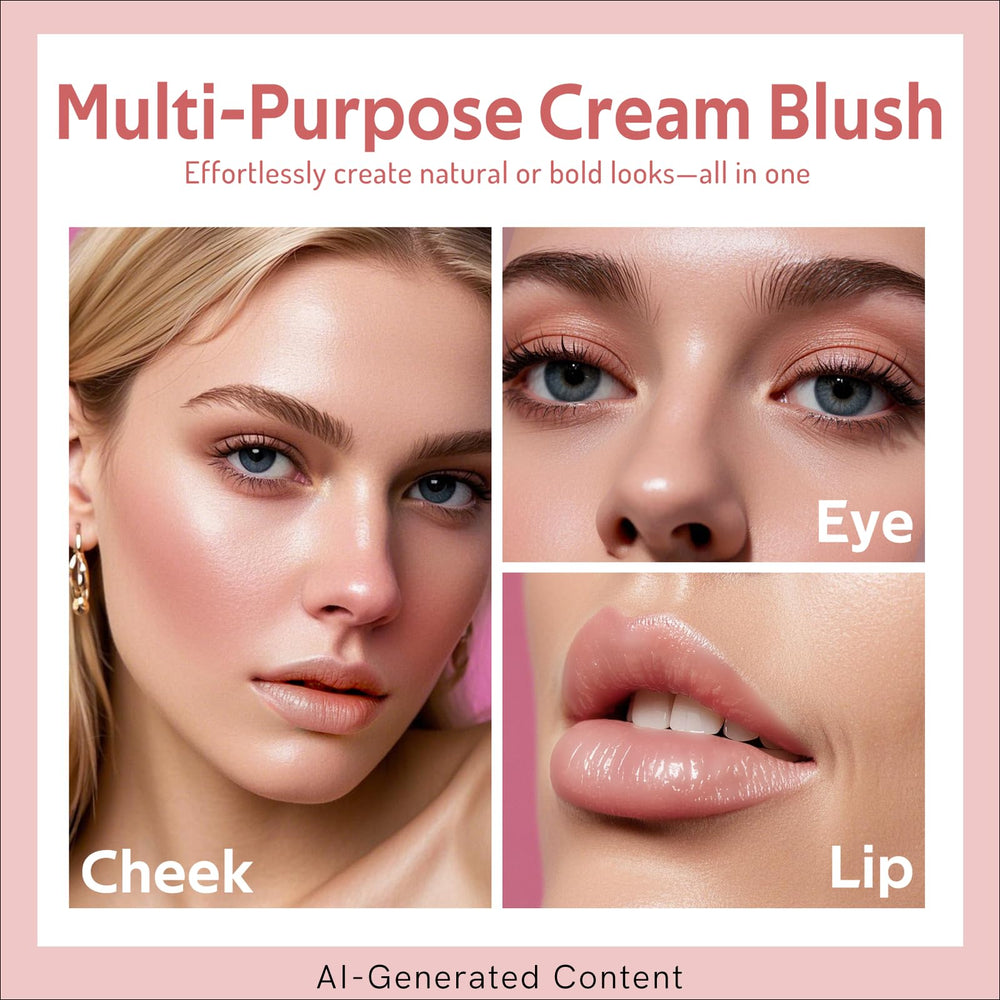 bayfree on model cheek application showing natural color payoff benefit