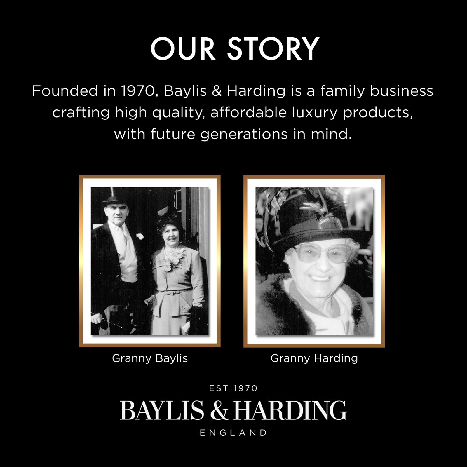 Baylis & Harding held in hand for size comparison showing portable 500ml capacity benefit