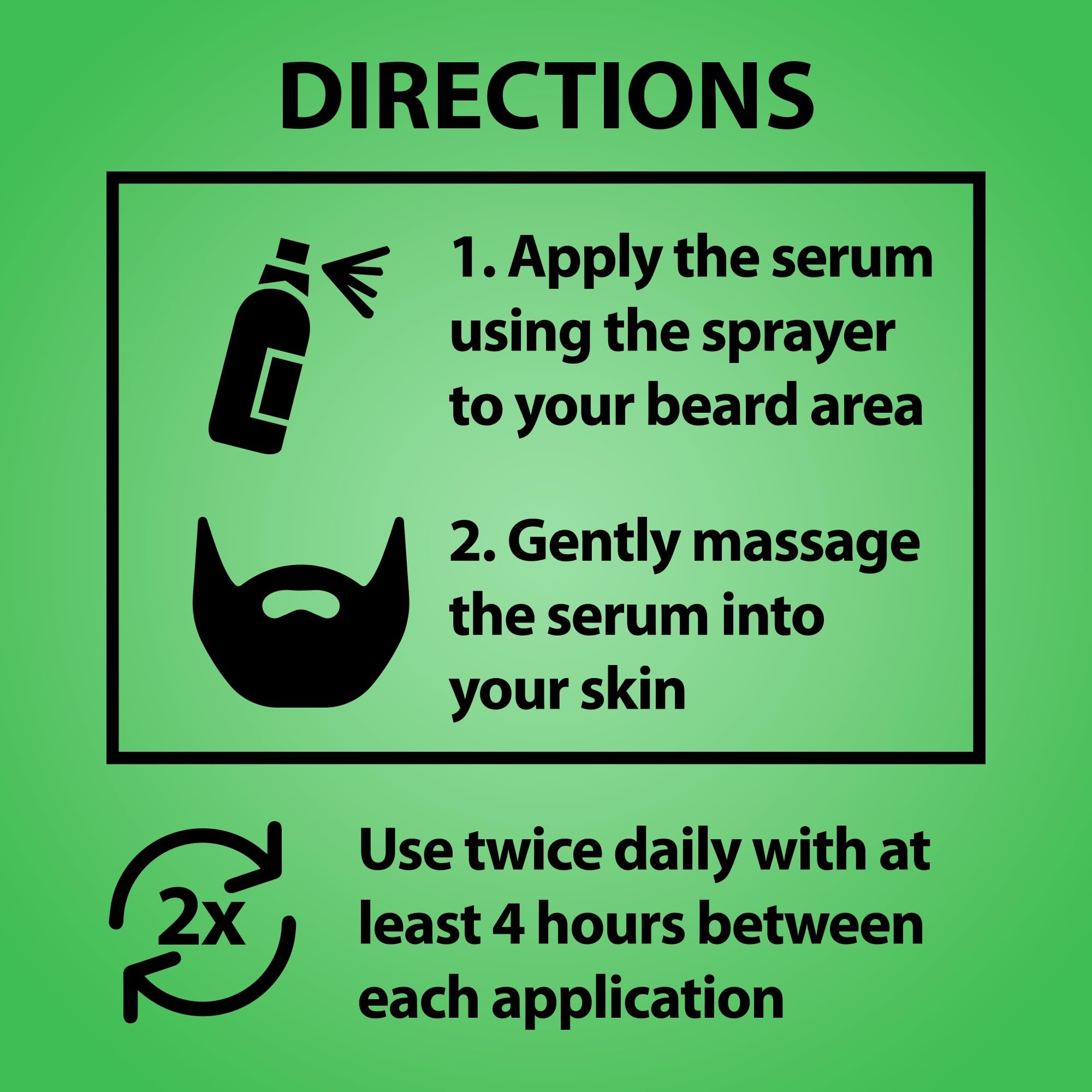 BBS BEST BEARD STUFF nighttime routine scene showing easy twice-daily use