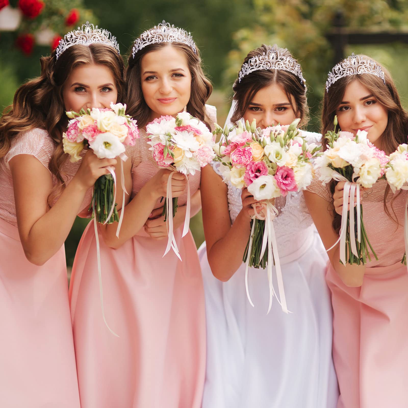 BBTO group display of ten crowns ideal for coordinated event styling