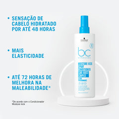 BC Bonacure fine spray mist close-up demonstrating even lightweight application benefit