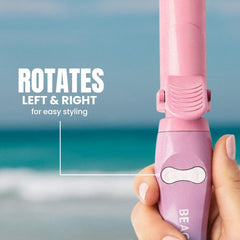 Beachwaver B1.25 styling on medium-length hair producing effortless waves and consistent results