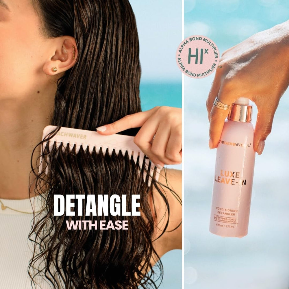 Beachwaver size comparison with 6 fl oz bottle for scale and portability