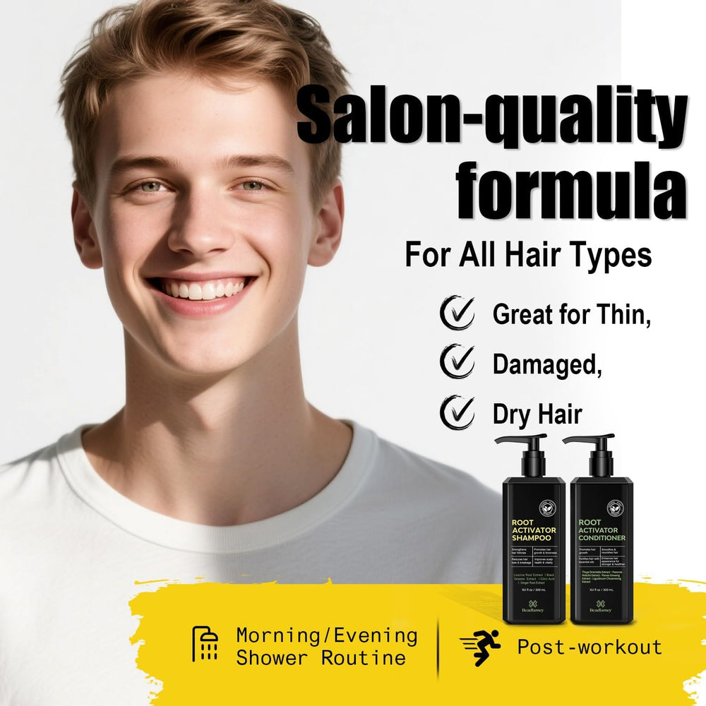 Beadlamey styled hair after use in lifestyle setting showing fuller-looking, manageable hair
