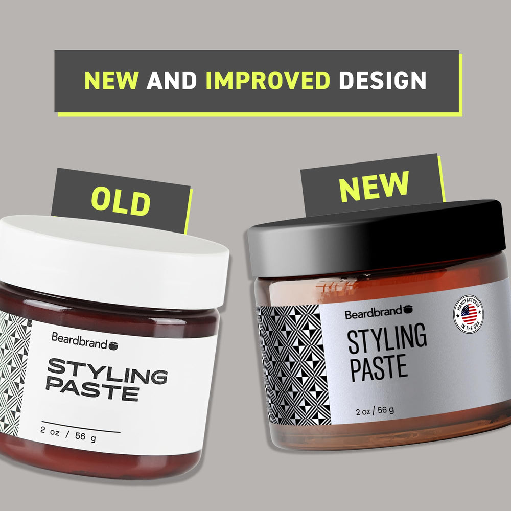 Beardbrand applied to beard demonstrating control and softer, manageable hair