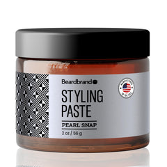 Beardbrand front jar showing packaging and teakwood rosemary citrus scent benefit