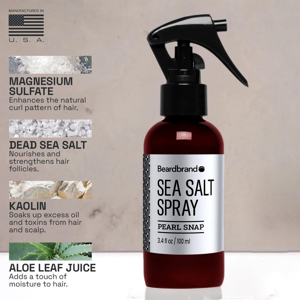 Beardbrand mist close-up demonstrating fine spray for even texture