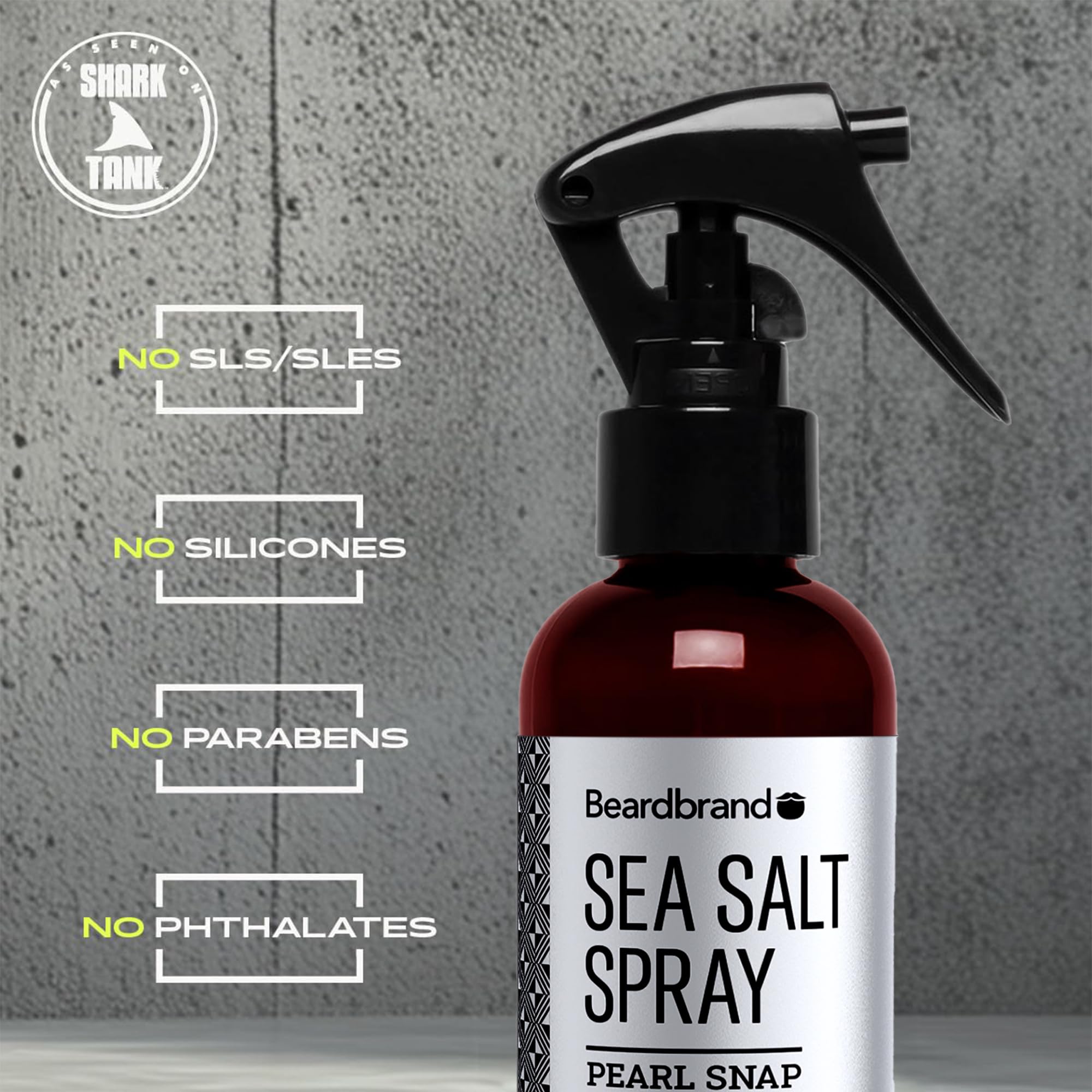 Beardbrand bottle in pocket illustrating travel convenience and portability