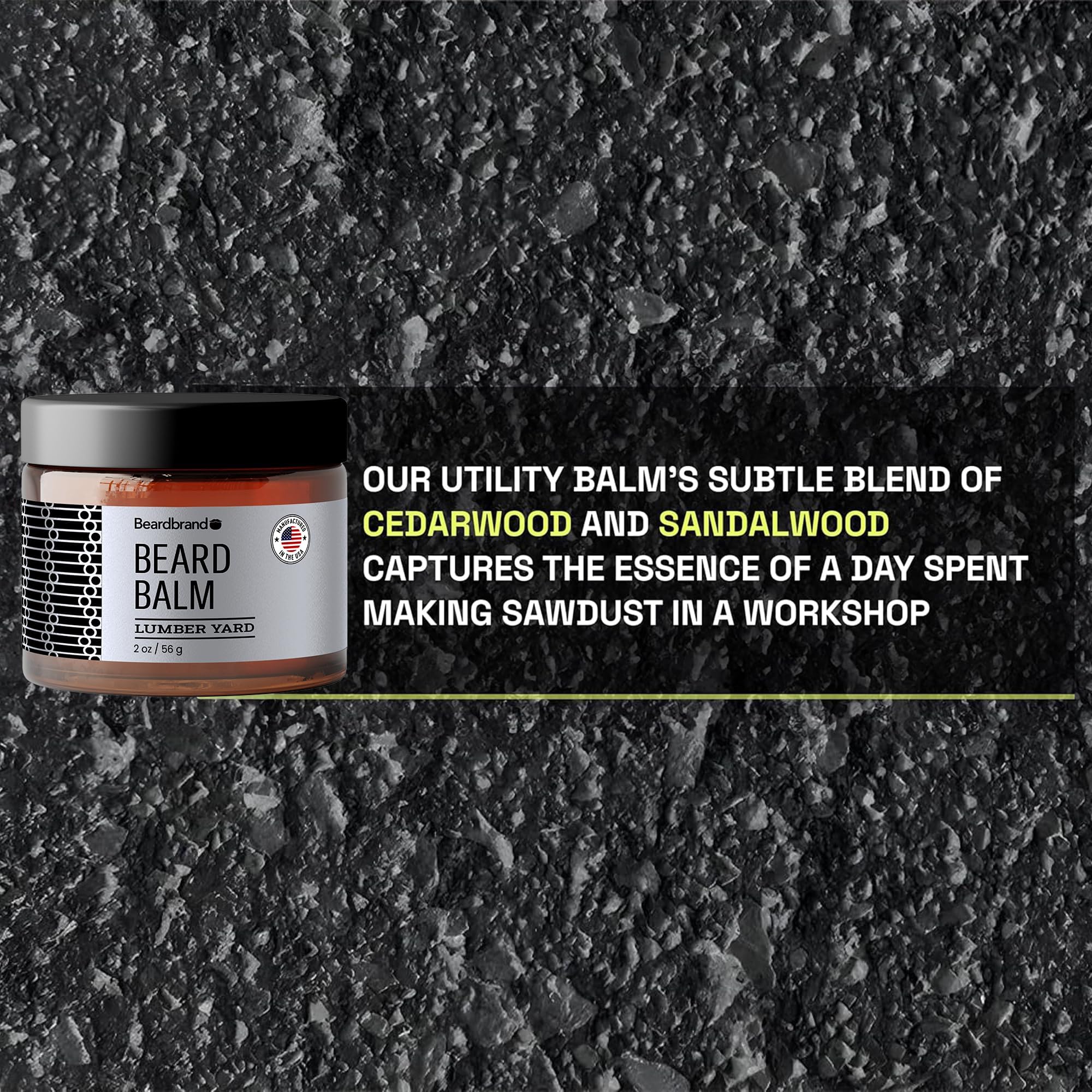 Beardbrand triple butter ingredients shea mango cocoa representing deep hydration benefit