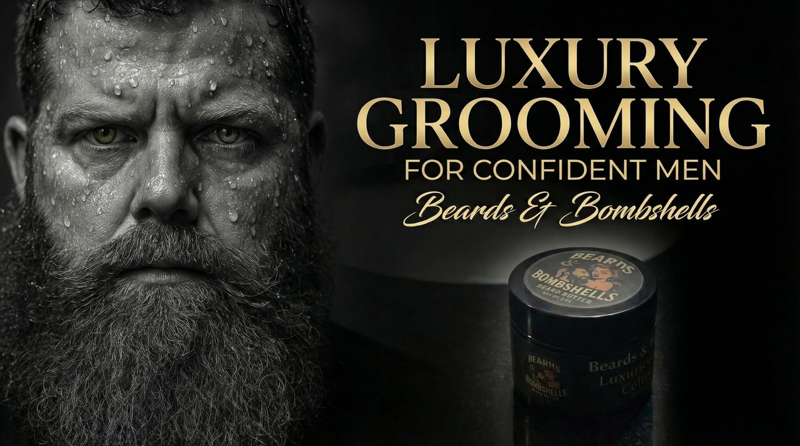 Beards & Bombshells tin packed into travel kit for on-the-go grooming benefit