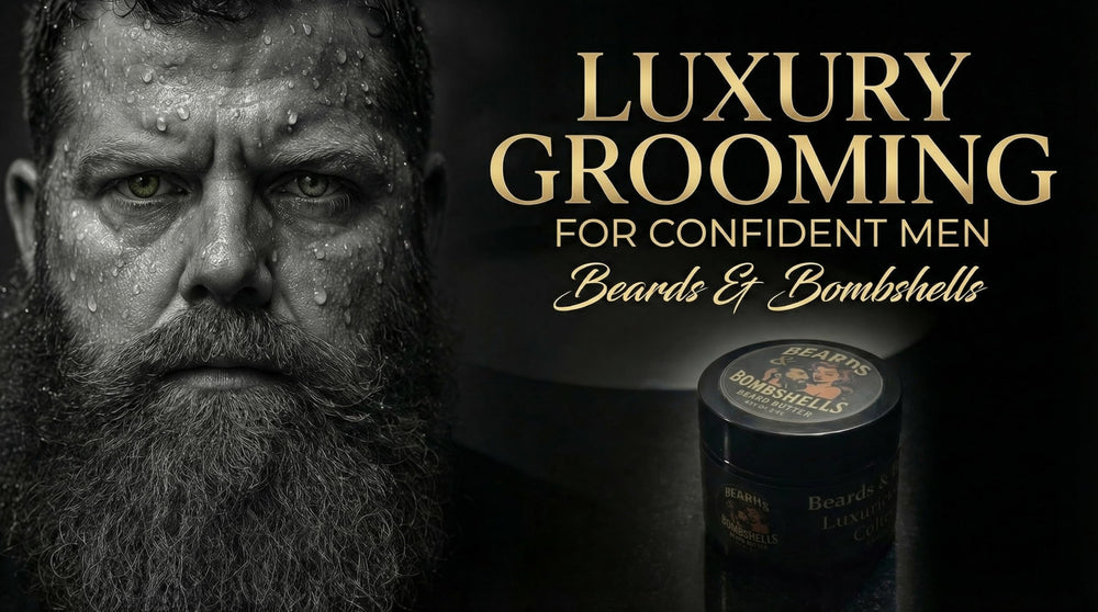 Beards & Bombshells tin packed into travel kit for on-the-go grooming benefit