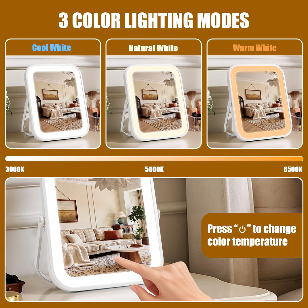 Bearolve mirror rotated on U-shaped bracket showing flexible 360° angle benefit