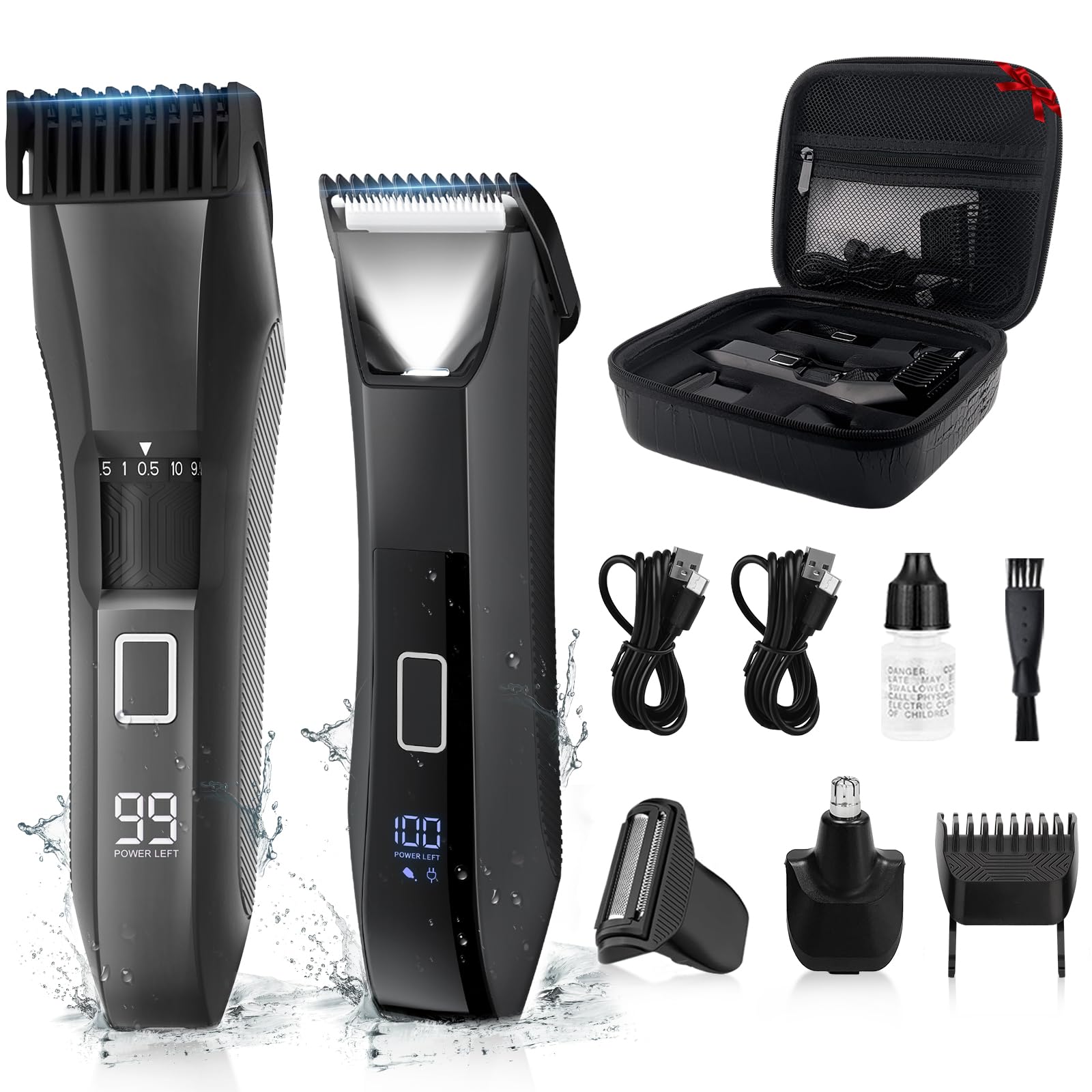 Beatslm front view of full grooming kit showing included accessories and benefits
