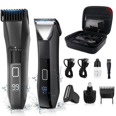 Beatslm front view of full grooming kit showing included accessories and benefits