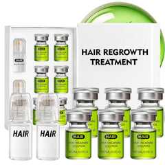 BeauQuay kit front packaging showing complete at-home hair system benefit