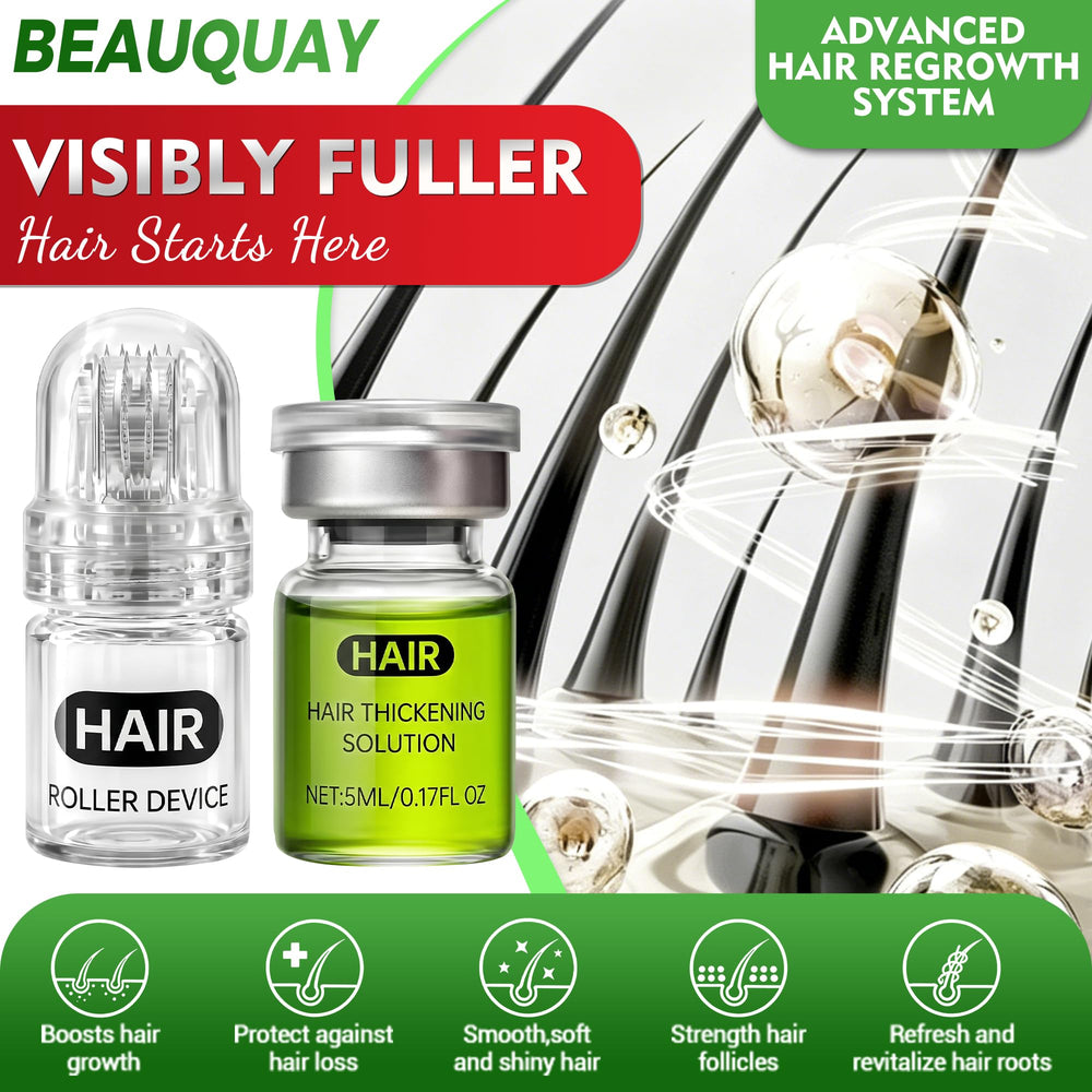 BeauQuay kit open with ampoules and devices for travel convenience